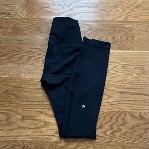 Lululemon Black Wunder Train High waist  Leggings